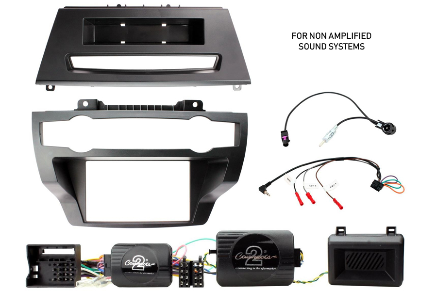 BMW X5/X6 (2007-2014) Double DIN complete stereo upgrade fitting kit (NON-AMPLIFIED MODELS)
