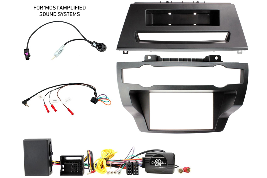 BMW X5/X6 (2007-2014) Double DIN complete stereo upgrade fitting kit (MOST AMPLIFIED MODELS)