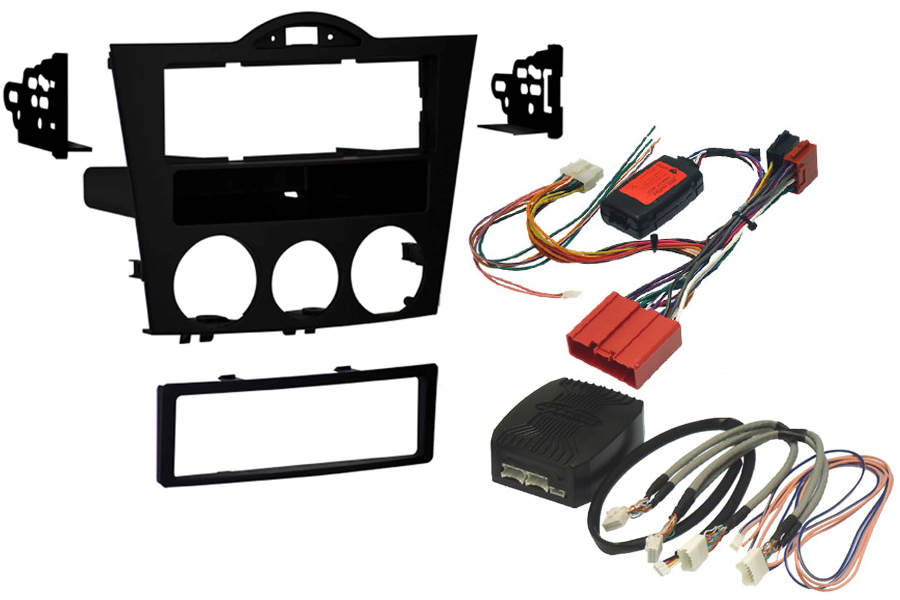 Mazda RX8 (2004-2008) Single DIN Complete Stereo upgrade fitting kit with Steering wheel controls