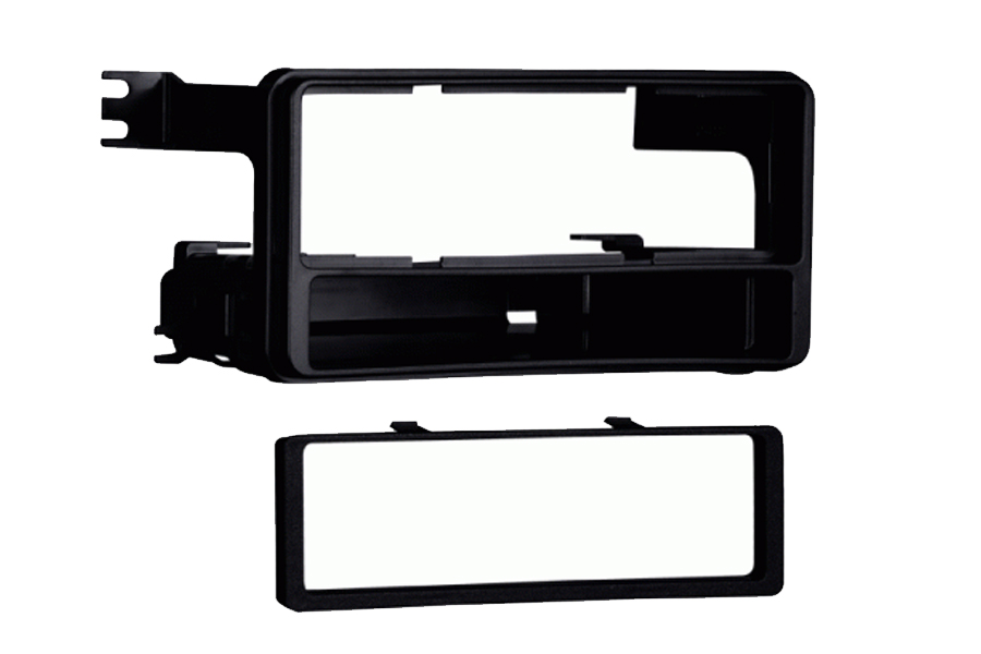 Toyota Hilux (2005-2010) Single DIN car audio stereo fascia adapter (MATT BLACK)