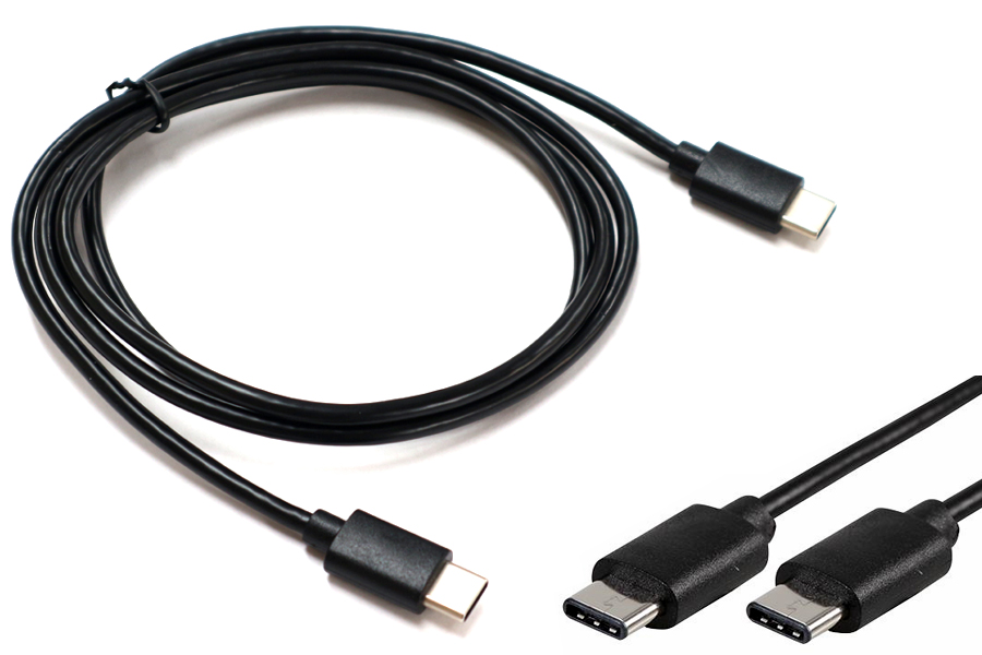 USB C to USB C Cable (1 Metre) BLACK