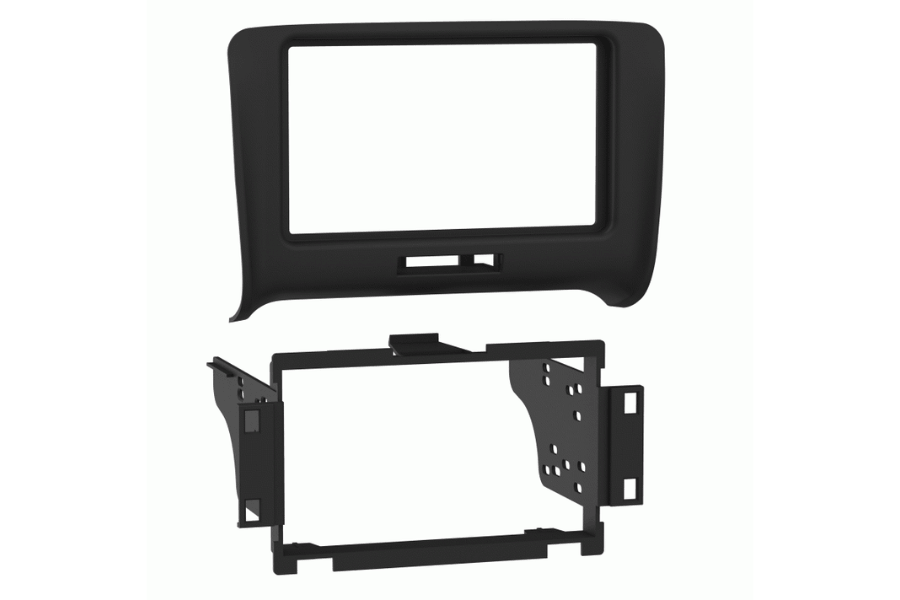 Audi TT 8J 2006–2014 Double DIN Car Radio Fascia Adapter Panel (Matt Black) Metra