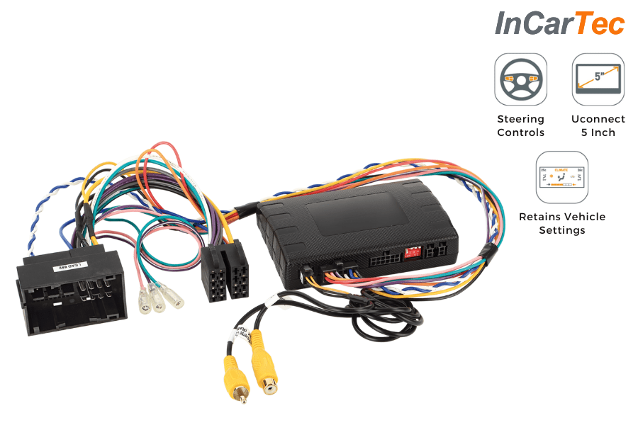 Alfa Romeo Giulietta and MiTo steering wheel control interface (U-Connect systems)