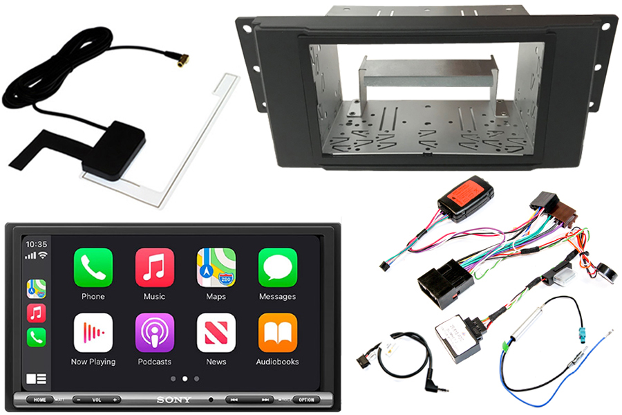 Land Rover Freelander 2 car stereo fitting kit (Basic Audio with Parking Sensors) & Sony AX3250