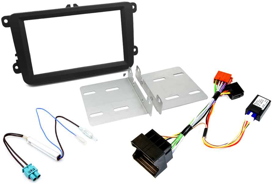 Volkswagen Double DIN stereo upgrade fitting kit (WITHOUT SWC) Composition, Discover
