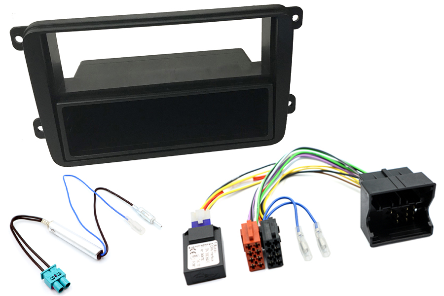 Volkswagen Single DIN stereo upgrade fitting kit (WITHOUT STEERING WHEEL CONTROLS)