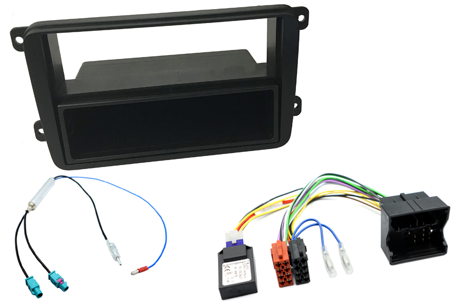 Volkswagen Single DIN stereo upgrade fitting kit (WITHOUT STEERING WHEEL CONTROLS) RCD300 RCD500
