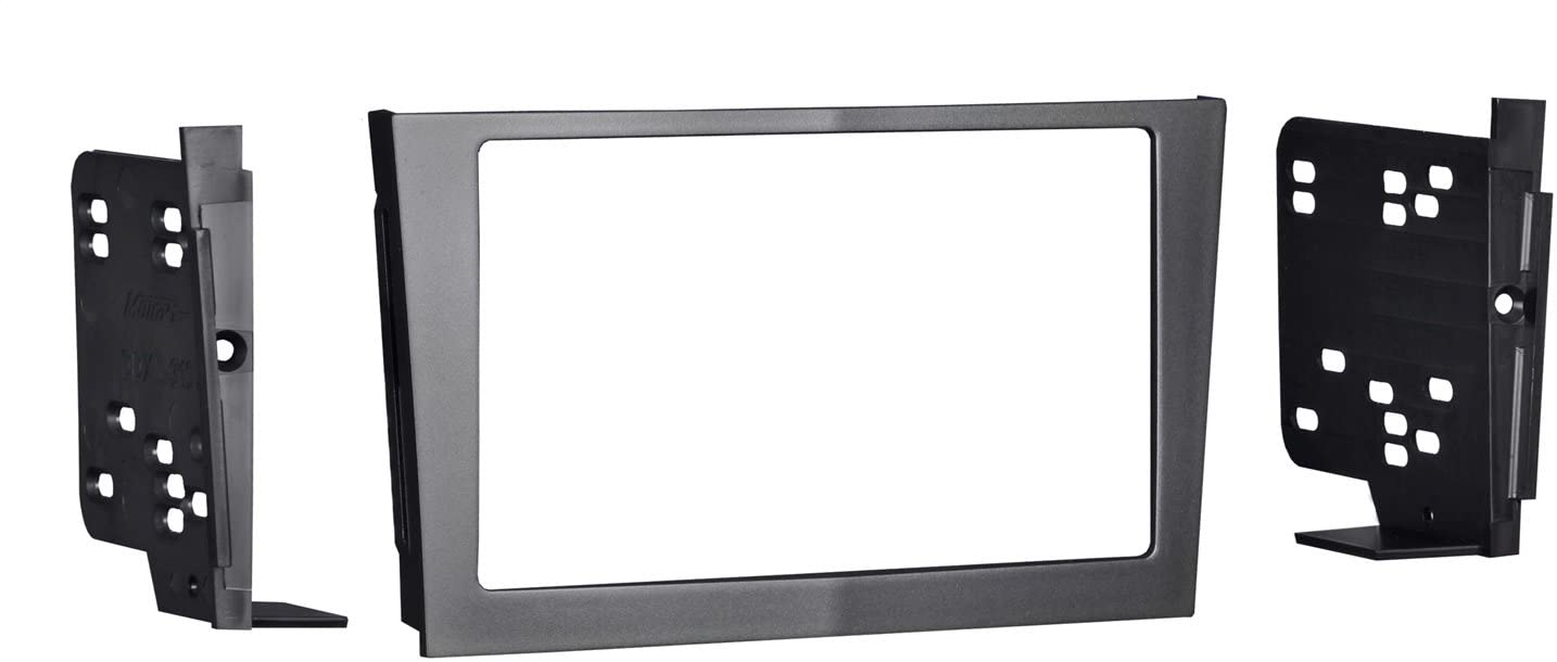 Vauxhall (SIDE FIT) Double DIN car audio fascia radio adapter (CHARCOAL METALLIC)