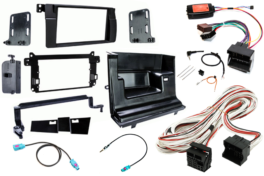 BMW 3-Series (E46) complete Double DIN stereo upgrade fitting kit (NAVIGATION/QUADLOCK)