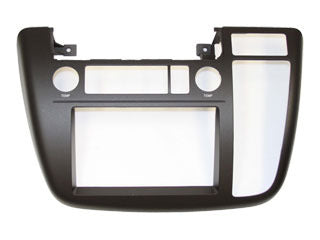 Nissan Elgrand E51 Series 1 (2002-2003) Double DIN car audio fascia adapter panel (MATT BLACK)