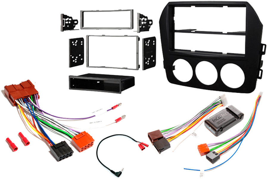 Mazda MX5 (09-15) WITH BOSE Complete Single/Double DIN fitting kit (RESISTIVE PROGRAMMABLE)