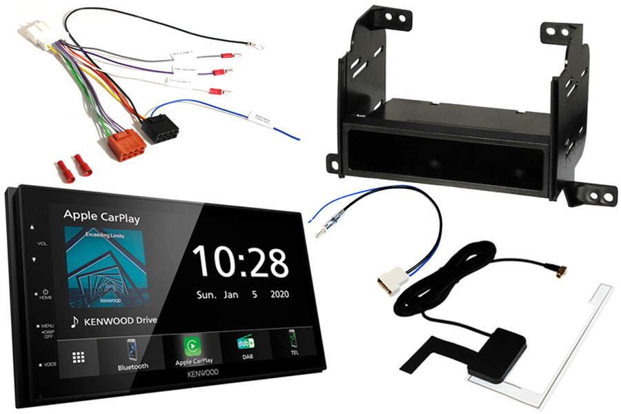Nissan Juke (2010-2014) Complete Double DIN fitting kit and Kenwood DMX5020 (Carplay/Android)