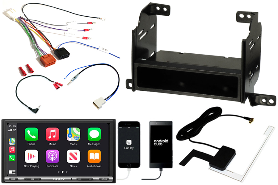Nissan Juke (2010-2014) Complete Double DIN fitting kit and Sony XAV-AX3250DB (Carplay/Android)