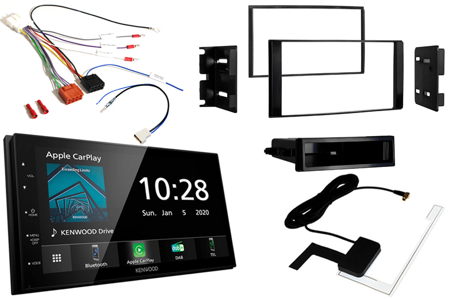 Nissan NV200 (2013 Onwards) Double DIN stereo fitting kit and Kenwood DMX5020DABS (Carplay/Android)