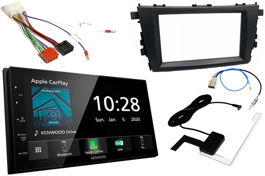 Suzuki Celerio (2014 Onwards) Double DIN fitting kit and Kenwood DMX5020DABS (Carplay/Android)