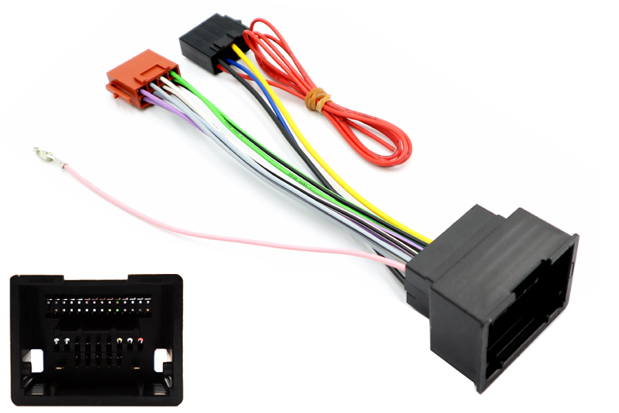 Vauxhall, Chevrolet, GM 2009 onwards Hardwired ISO Radio Adapter Cable