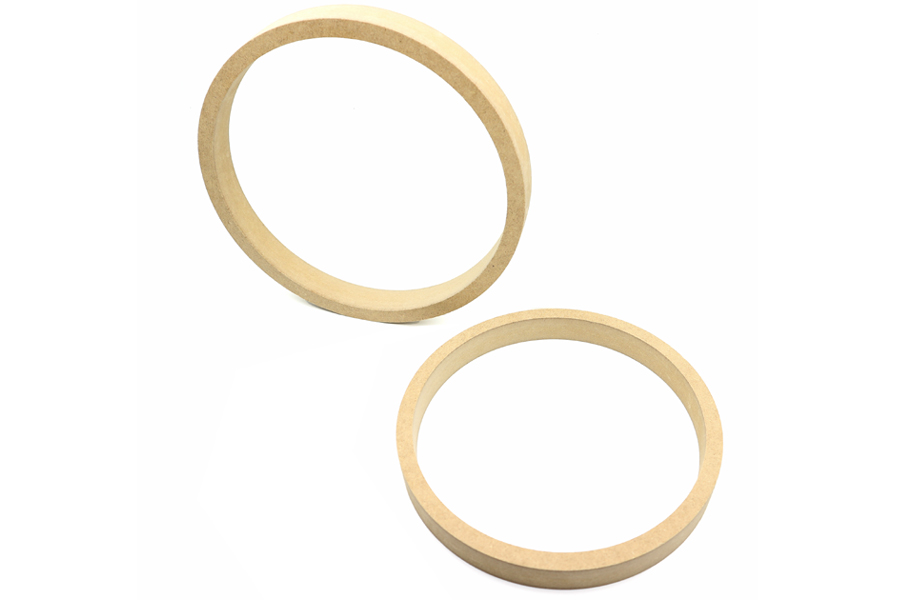 200mm (8 inch) MDF Spacers for 200mm speakers (22mm Depth) PAIR