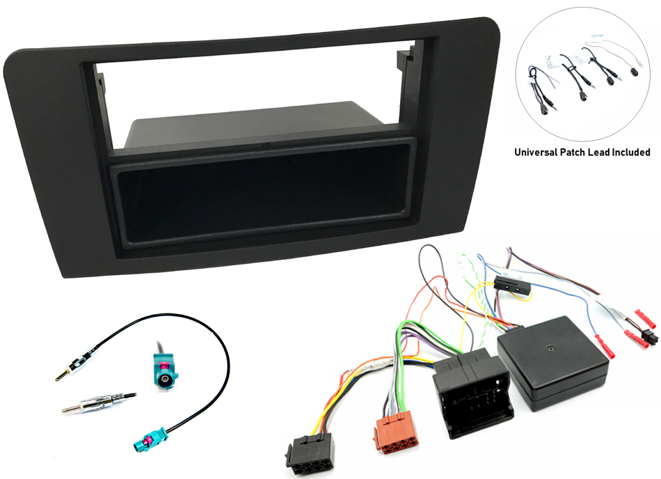 Mercedes M-Class (W164) (2005-2010) Single/Double DIN stereo upgrade fitting kit (BASIC AUDIO)