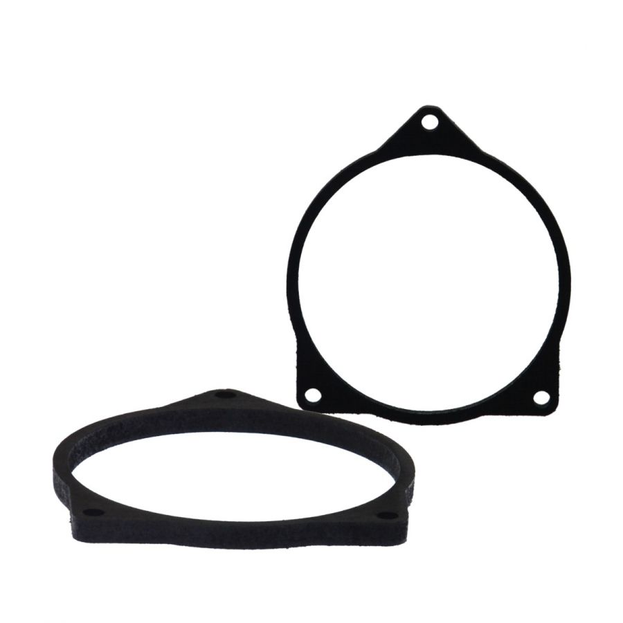 BMW E60 and E61 5-Series 100mm Door Speaker Adapter Rings Panels 