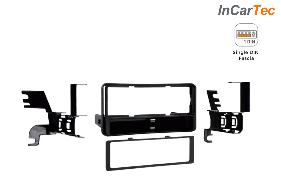 Toyota IQ (2008-2016) Scion (2012-2015) Single DIN car audio stereo fascia adapter (MATT BLACK)