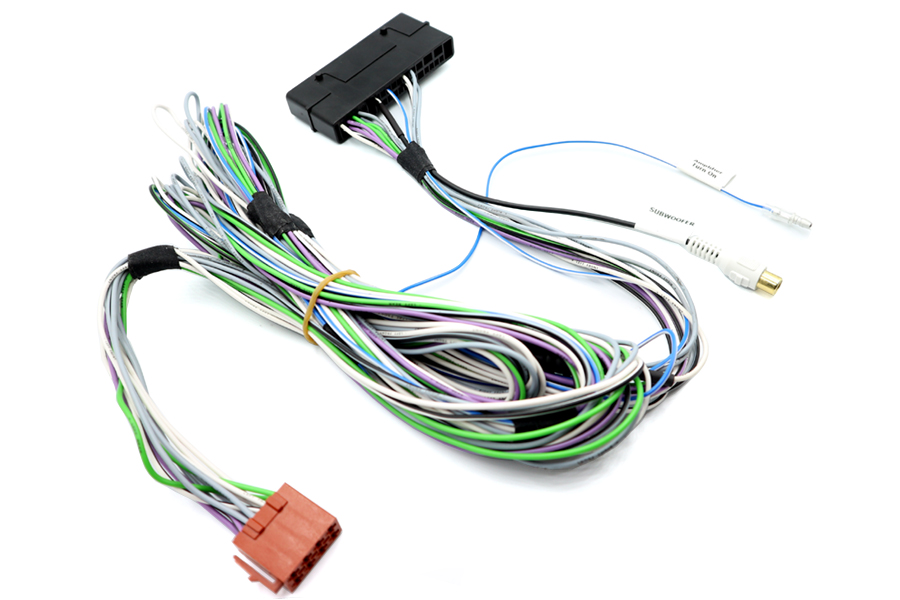Porsche PCM3 BOSE MOST25 Fibre Optic Amplifier Bypass Cable and Subwoofer Retention