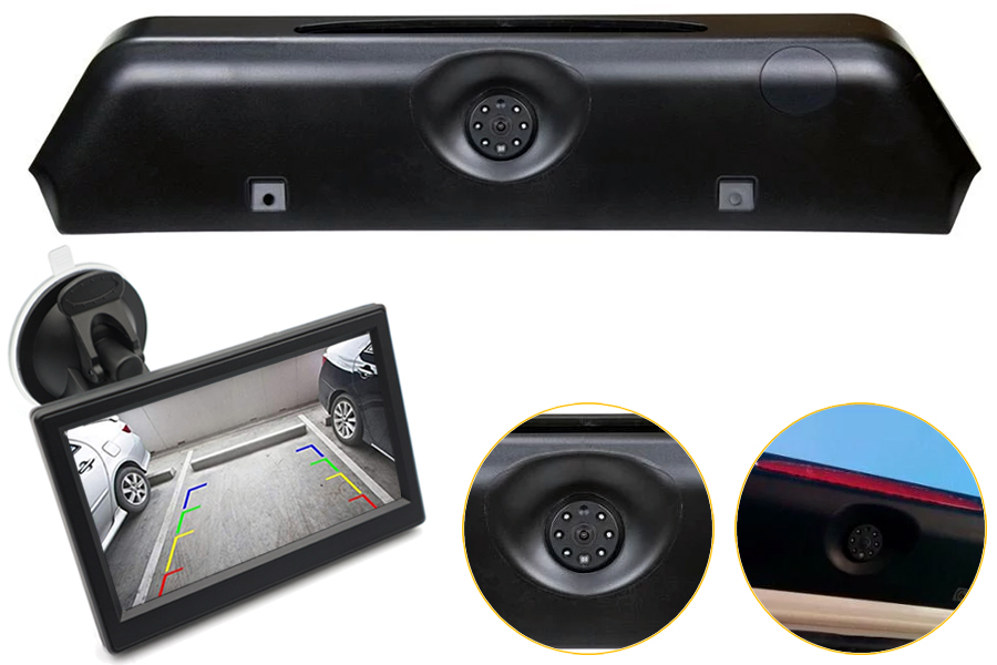 Iveco Daily (2015-2019) high level brake light camera and monitor kit