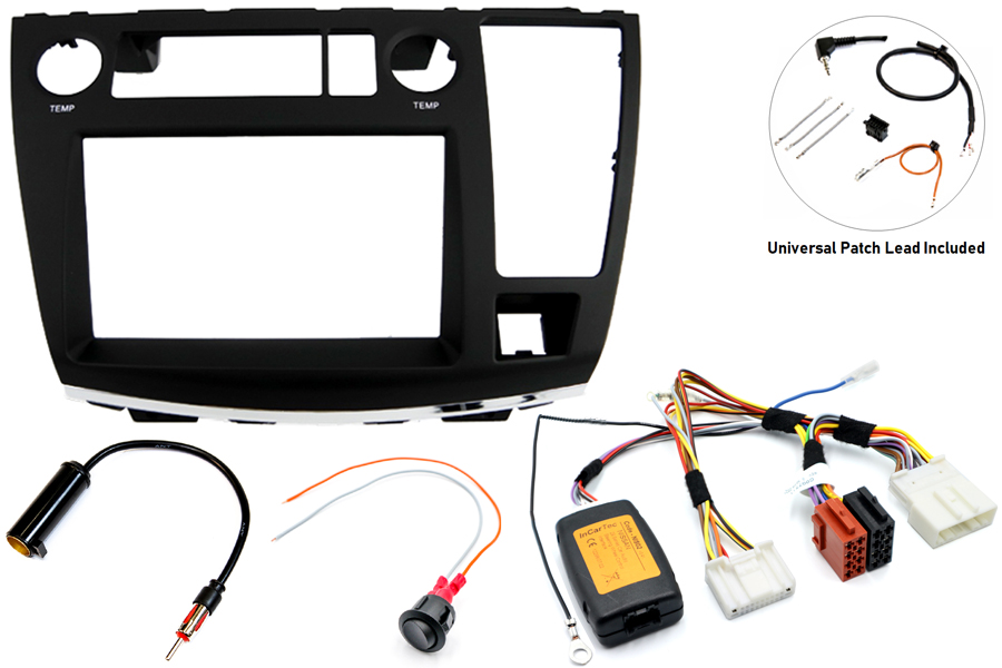 Nissan Elgrand E51 Double DIN car stereo upgrade fitting kit (Series 3 with CARWINGS) 