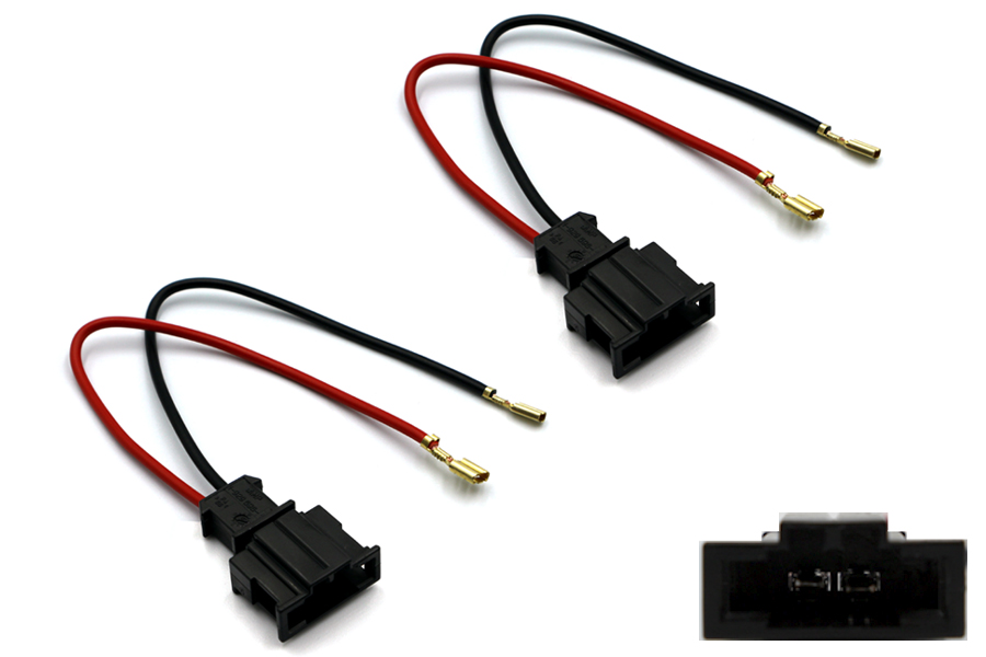 Skoda 2013 onwards Speaker Adapter Leads Cables (Pair)