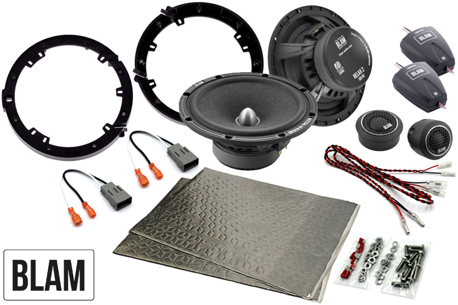 Honda Accord, Civic, CR-V, CR-Z, HR-V 165mm (6.5 Inch) BLAM RELAX speaker upgrade fitting kit