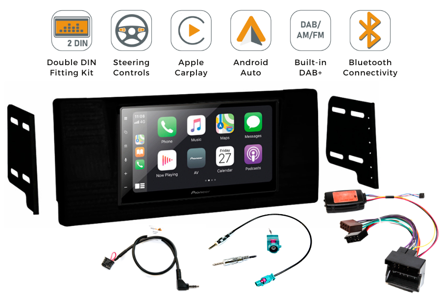 SPH-DA250DAB - Autoradio 2Din Bluetooth Carplay Android Auto Dab PIONEER  SPH-DA250DAB