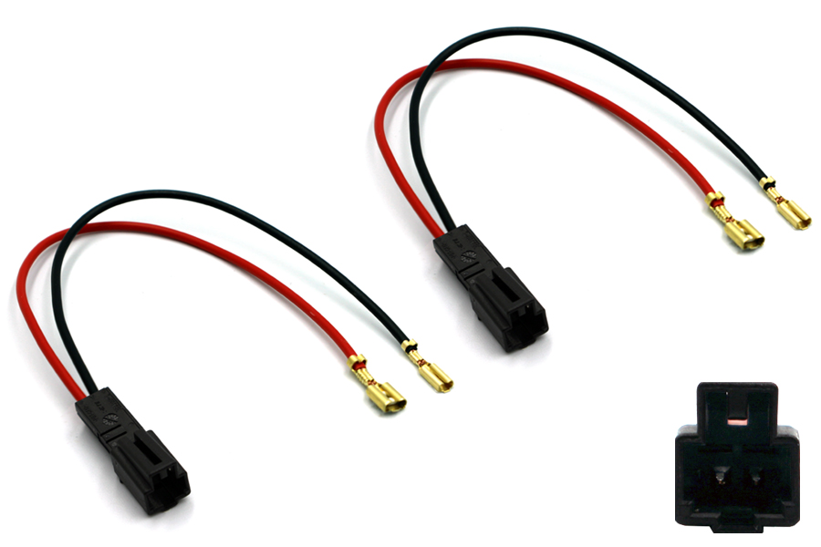 Tesla Model S, X, 3 and Y Mid-Range Speaker and Audi Tweeter Adapter Leads Cables (Pair)