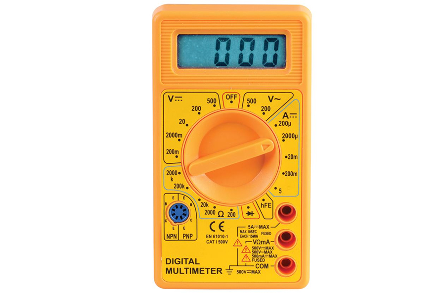 Digital Multimeter (500V AC/DC Manual Ranging)