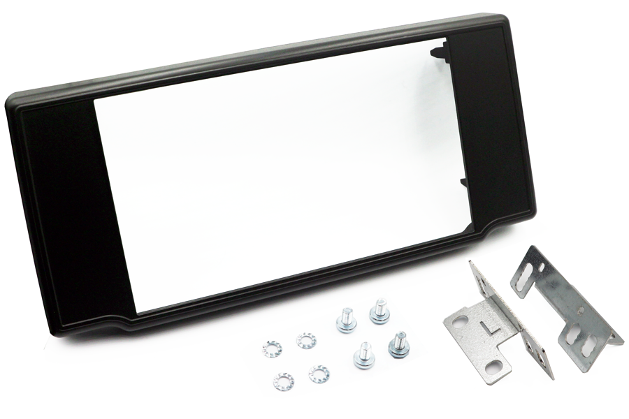 Renault Trafic 2022 (Start Specification) Double DIN car audio fascia adapter panel (MATT BLACK)