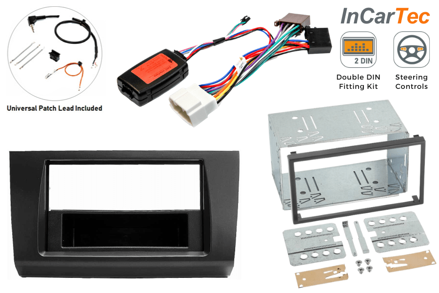 Suzuki Swift (2004-2010) Single/Double DIN car stereo upgrade fitting kit (WITH STEERING CONTROLS)