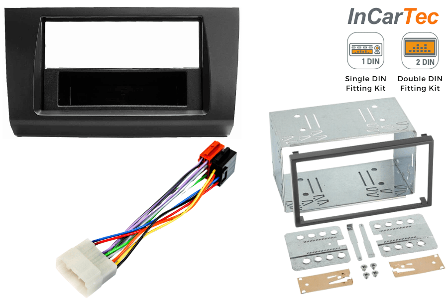 Suzuki Swift (2004-2010) Single/Double DIN stereo upgrade fitting kit (WITHOUT STEERING CONTROLS)