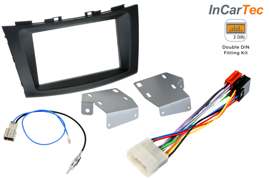 Suzuki Swift (2010 - 2017) Double DIN car stereo upgrade fitting kit (WITHOUT STEERING CONTROLS)