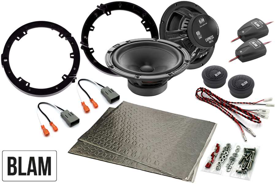 Honda Accord, Civic, CR-V, CR-Z, HR-V 165mm (6.5 Inch) BLAM EXPRESS speaker upgrade fitting kit