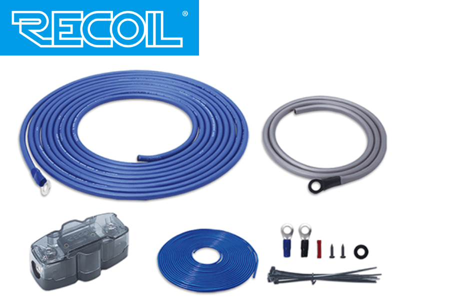 RECOIL True 4 AWG/ Guage (20mm2) CCA power installation wiring kit