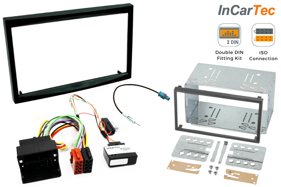 Fiat Scudo (2007-2012) Toyota Proace (2013-2016) Double DIN stereo upgrade fitting kit (WITHOUT SWC)