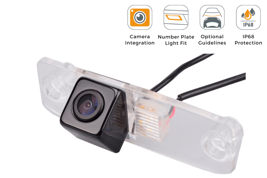 Hyundai Tucson (2004-2015) Accent (2006-2018) reverse view rear number plate light camera