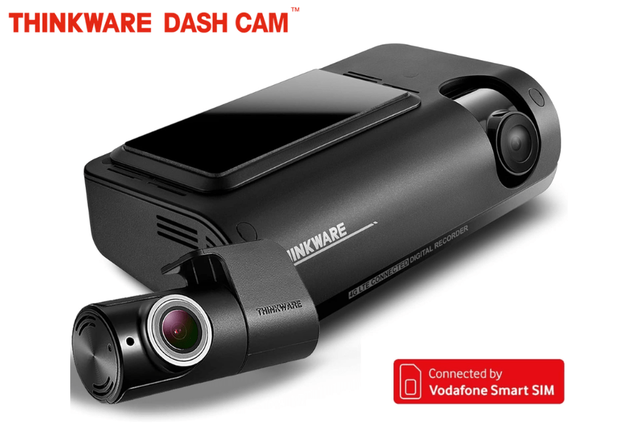 Thinkware T700 LTE 2-Channel (Front and Rear) 1080P FHD Dash cam with built-in 4G LTE connection