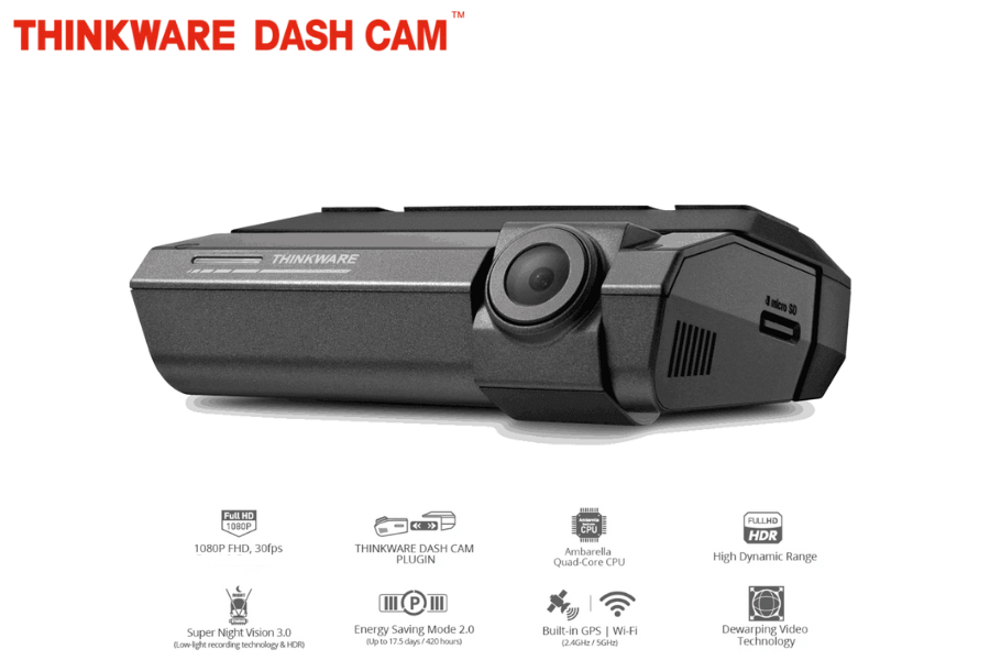 Thinkware F790 1-Channel (Front) 1080p Full HD Dash cam with super night 3.0 vision