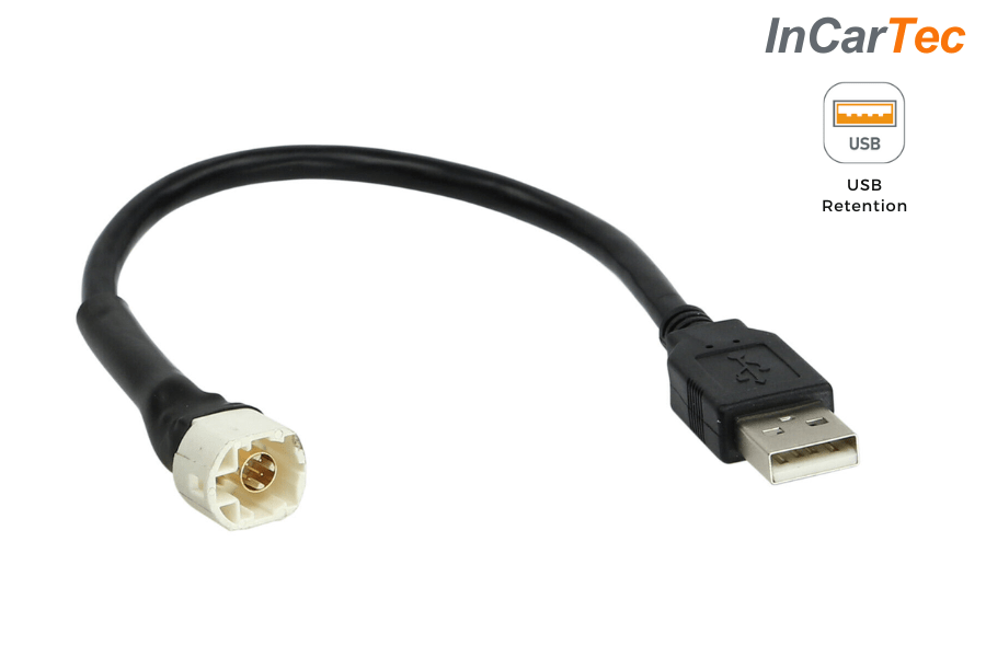 BMW 1-Series, 3-Series, 5-Series (E60) X1(E84) and Mini (R56) OEM USB retention adapter cable 