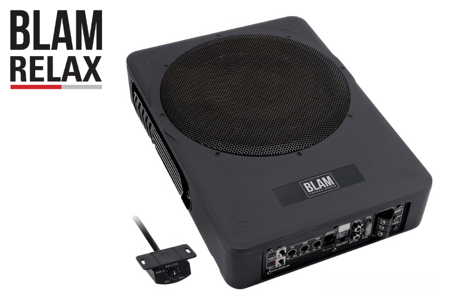 BLAM RELAX MSA 25 P extra-slim under-seat subwoofer with 360W integrated amplifier (SPECIAL ORDER)