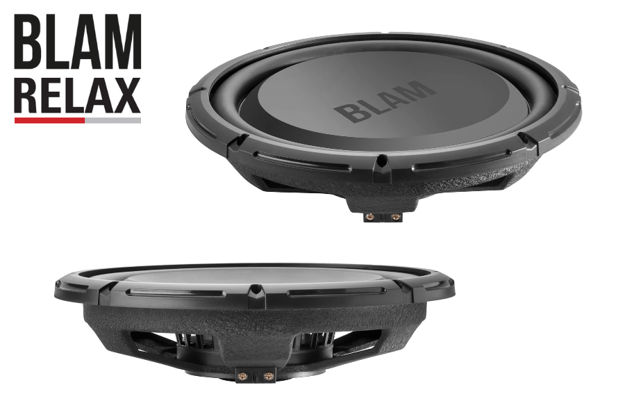 BLAM RELAX RS12.2.300mm (12 Inch) extra-slim (67mm) 2 Ohm 400W Subwoofer (SPECIAL ORDER)
