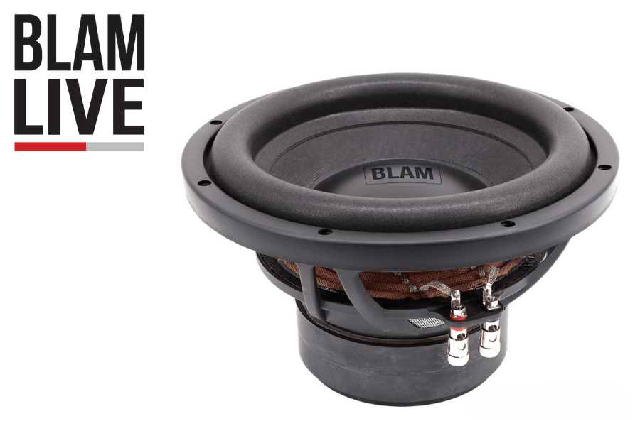 BLAM LIVE L25 DB 250mm (10 Inch) 2x 2ohm 600W Dual Voice Coil subwoofer (SPECIAL ORDER PRODUCT)