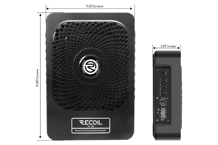 Car Subwoofer And Amp Package - Built-in Amplifier, 10 Inch Subwoofer With Passive Radiator Remote Subwoofer Control Zc661bedbc3c236cab6bcz