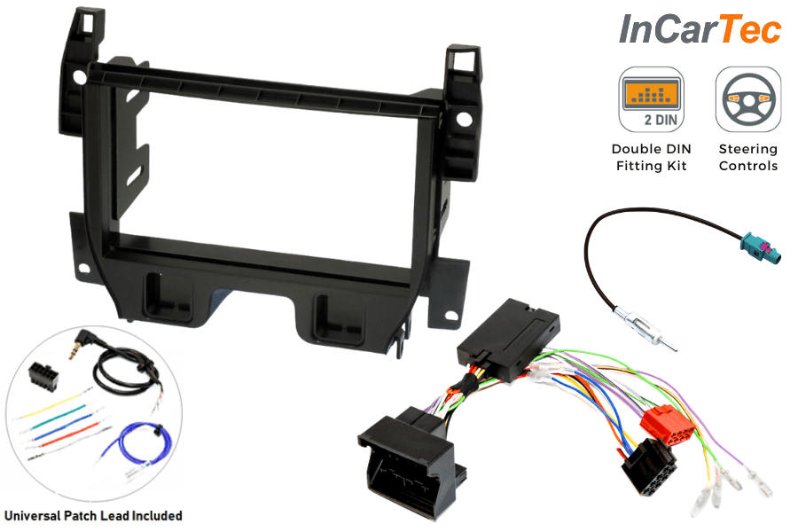 Citroen C3 (2010-2016) DS3 (2010-2019) Double DIN stereo upgrade fitting kit (WITH SWC)