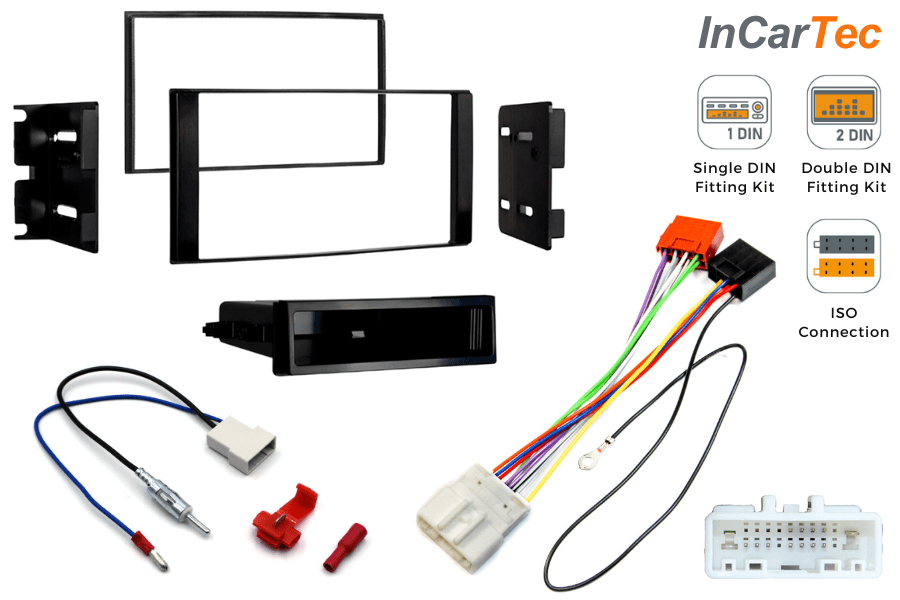 Nissan NV200 (2010-2019) Single/ Double DIN stereo upgrade fitting kit (WITHOUT STEERING CONTROLS)
