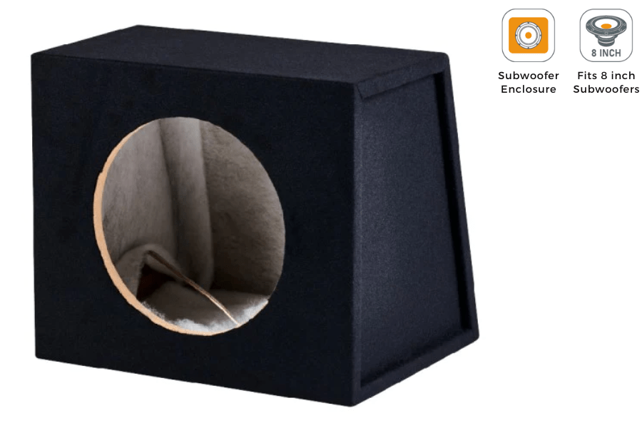 8 Inch Sealed High Quality Subwoofer Enclosure Bass Box (18mm Thick MDF)